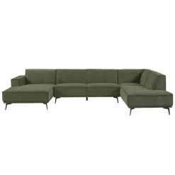 Zitbanken*HUUS Bank Denemarken – Chaise longue + Ottoman + 2,5-zits