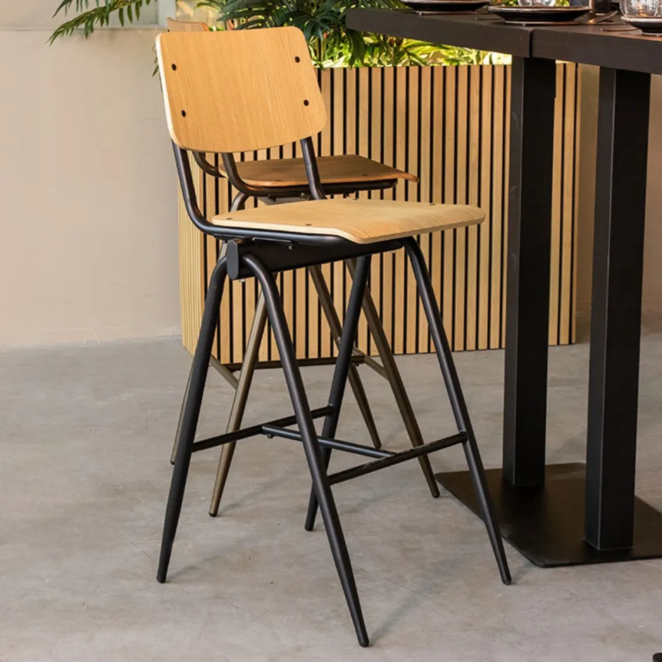 Barkrukken|Barstoelen*HUUS Barstoel Solid (per 2 stuks)