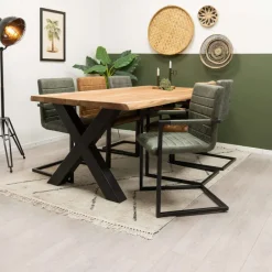 Eettafels*HUUS Boomstamtafel Live Edge