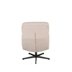 Draaifauteuil*HUUS Draaifauteuil Alvar + Hocker