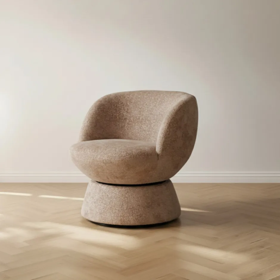 Draaifauteuil*HUUS Draaifauteuil Shuffle Naturel