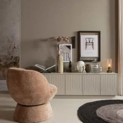 Draaifauteuil*HUUS Draaifauteuil Shuffle Naturel