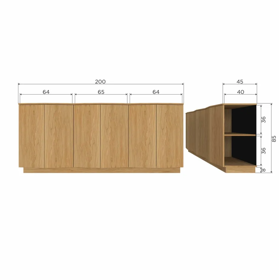 Dressoirs*HUUS Dressoir Zuma