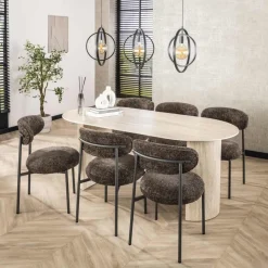 Eetkamerstoelen*HUUS Eetkamerstoel Anouk (per 2 stuks)