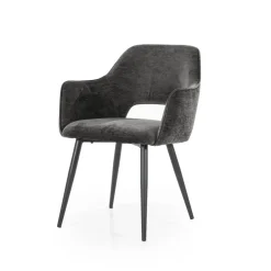 Eetkamerstoelen*HUUS Eetkamerstoel Esmee met armleuning