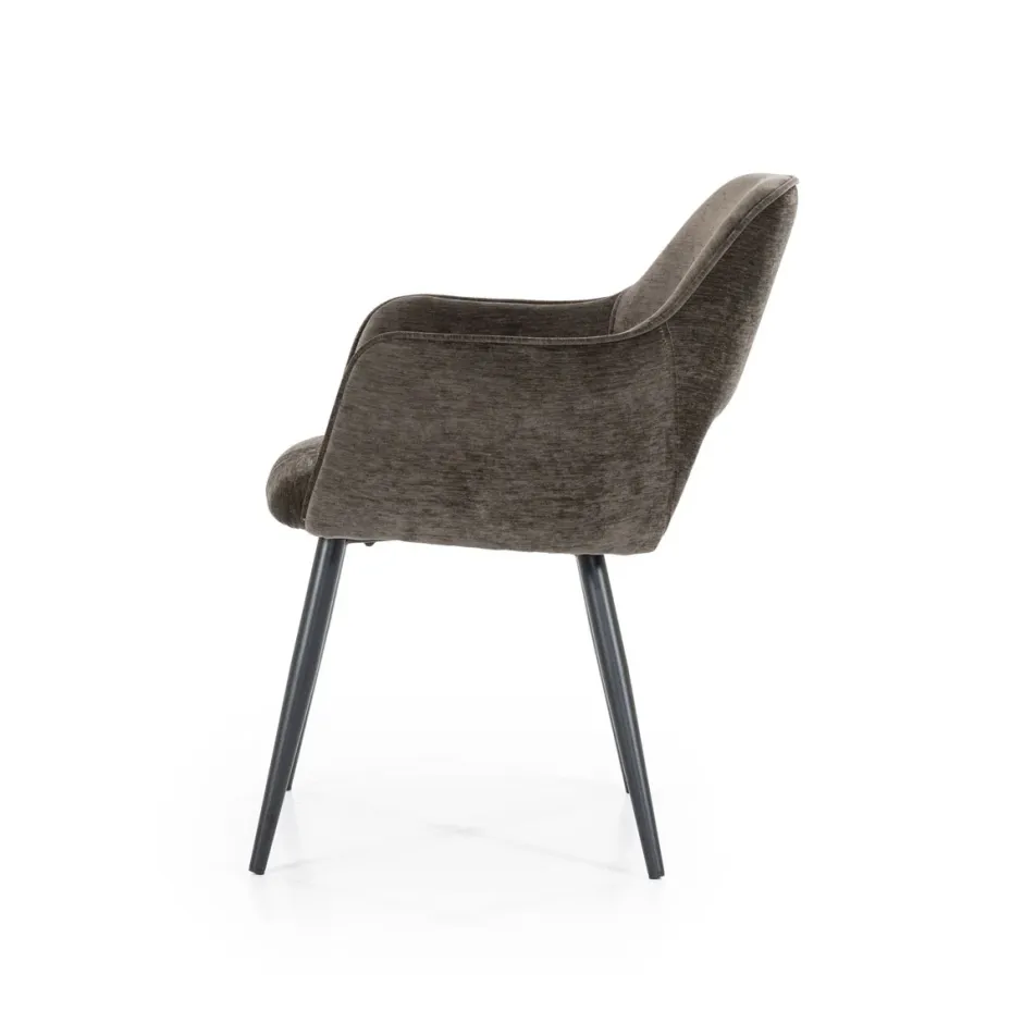 Eetkamerstoelen*HUUS Eetkamerstoel Esmee met armleuning
