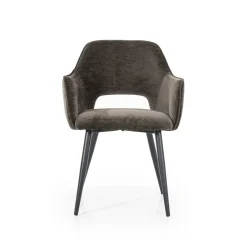 Eetkamerstoelen*HUUS Eetkamerstoel Esmee met armleuning