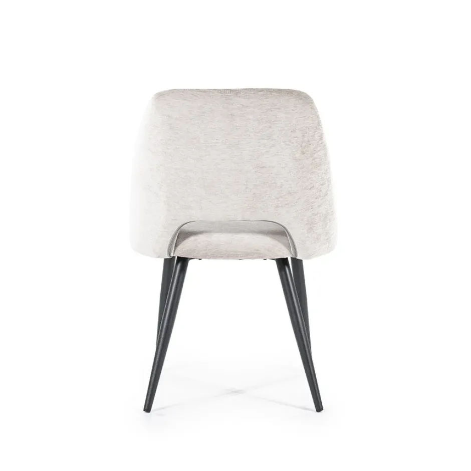 Eetkamerstoelen*HUUS Eetkamerstoel Esmee zonder armleuning Beige