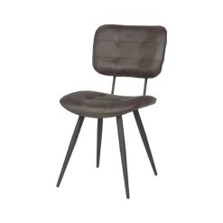 Eetkamerstoelen*HUUS Eetkamerstoel Gus (per 2 stuks) Antraciet