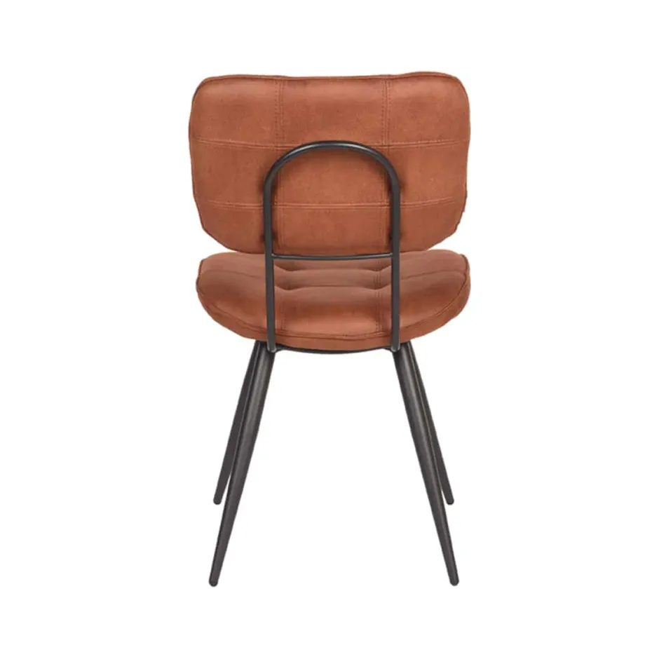 Eetkamerstoelen*HUUS Eetkamerstoel Gus (per 2 stuks) Antraciet