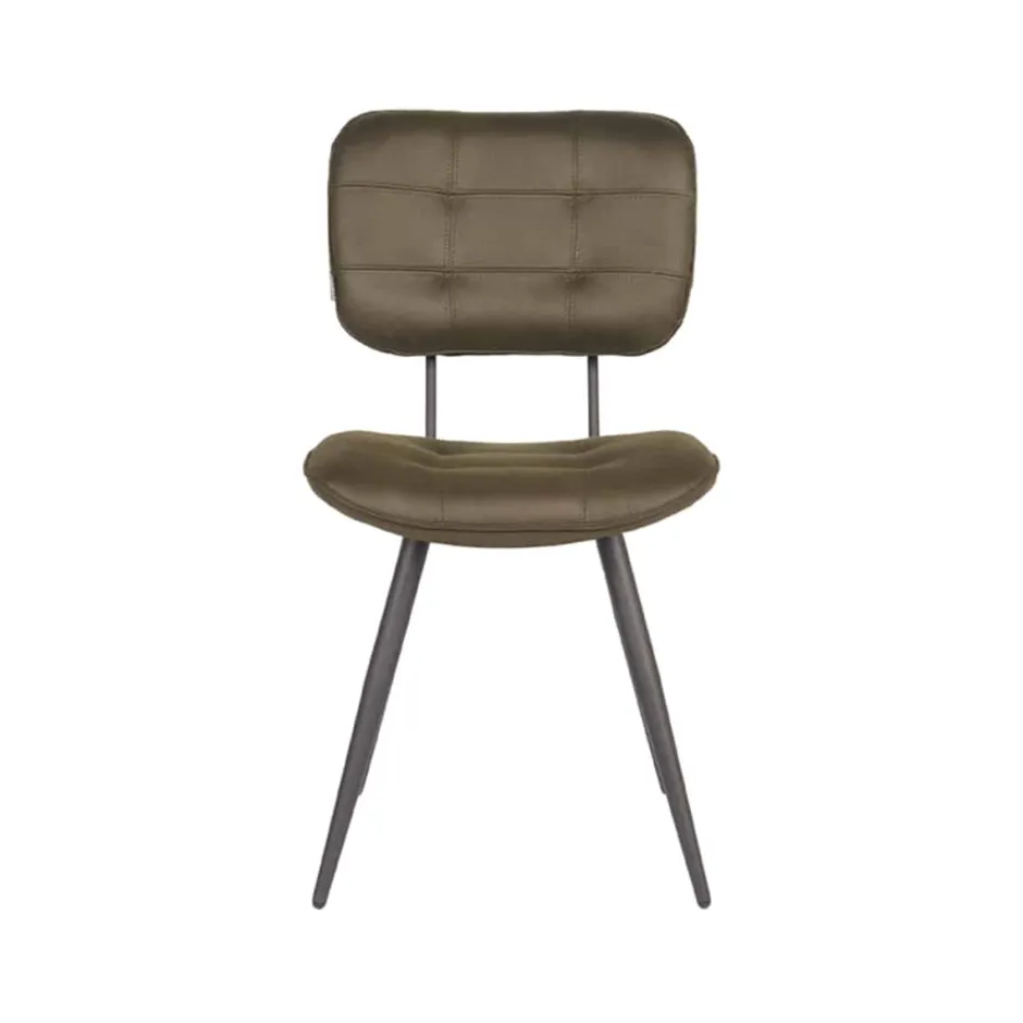 Eetkamerstoelen*HUUS Eetkamerstoel Gus (per 2 stuks) Antraciet