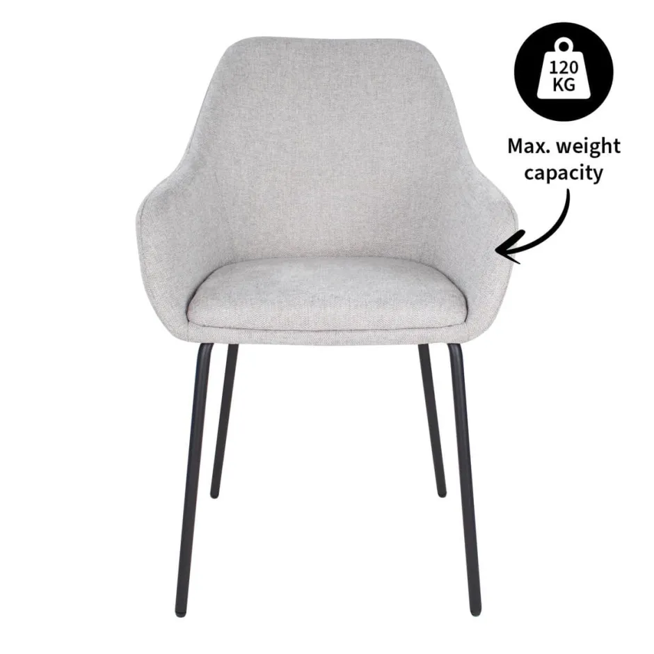 Eetkamerstoelen*HUUS Eetkamerstoel Guus Kick (per 2 stuks)