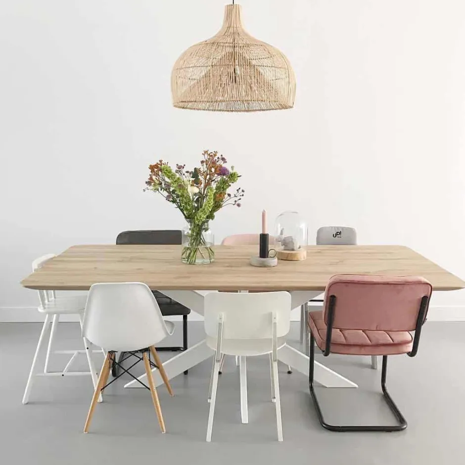 Eetkamerstoelen*HUUS Eetkamerstoel Ivy Buisframe Kick (per 2 stuks)