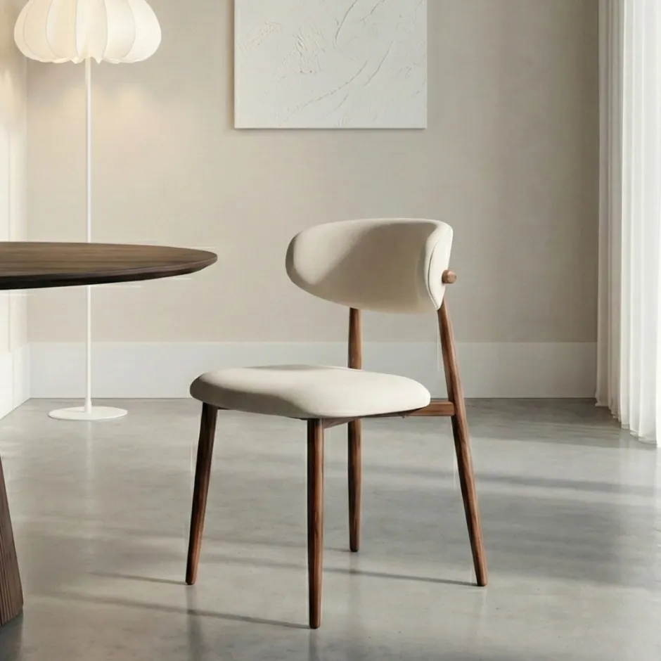 Eetkamerstoelen*HUUS Eetkamerstoel Japandi