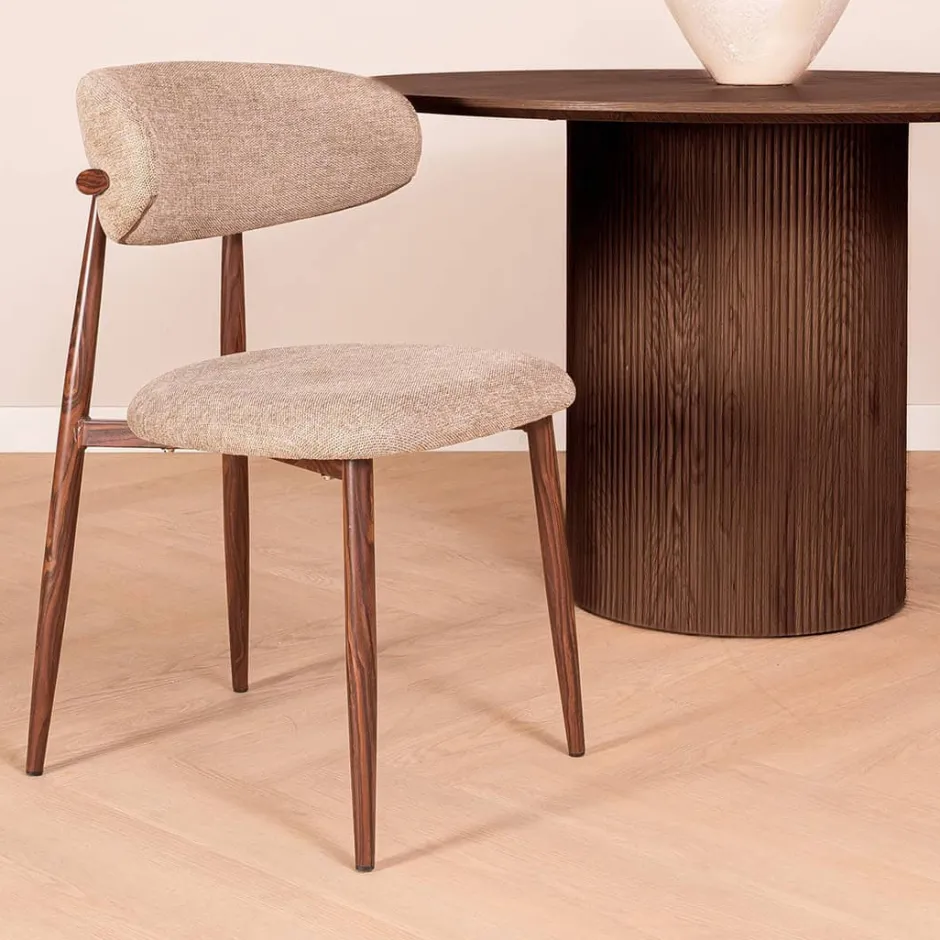 Eetkamerstoelen*HUUS Eetkamerstoel Japandi