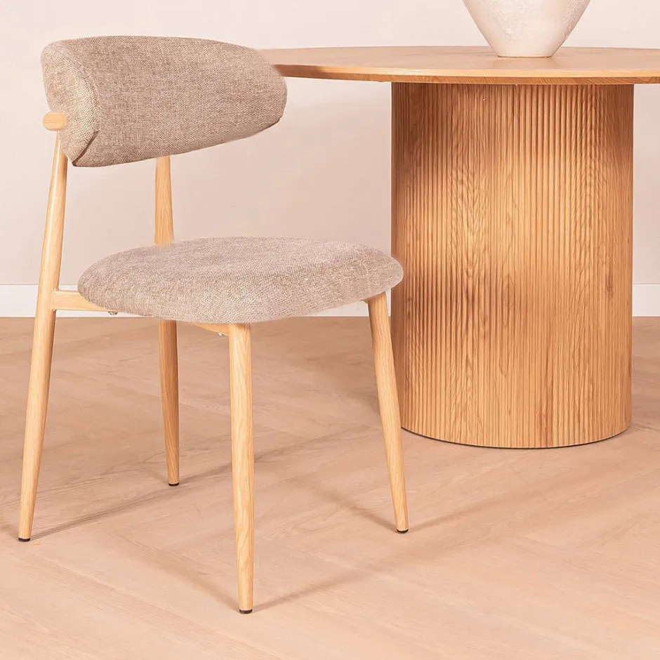 Eetkamerstoelen*HUUS Eetkamerstoel Japandi