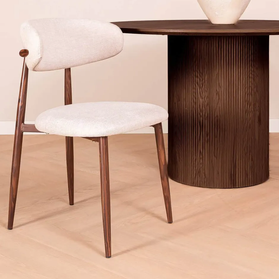 Eetkamerstoelen*HUUS Eetkamerstoel Japandi