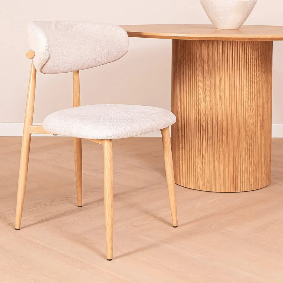 Eetkamerstoelen*HUUS Eetkamerstoel Japandi