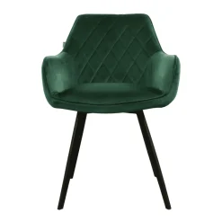 Eetkamerstoelen*HUUS Eetkamerstoel Karl Velvet Kick (per 2 stuks)