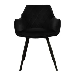 Eetkamerstoelen*HUUS Eetkamerstoel Karl Velvet Kick (per 2 stuks)