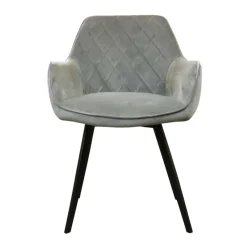 Eetkamerstoelen*HUUS Eetkamerstoel Karl Velvet Kick (per 2 stuks)