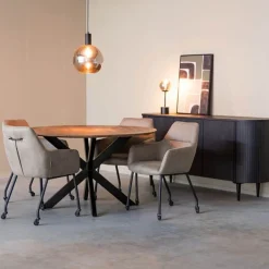Eetkamerstoelen*HUUS Eetkamerstoel Lenny