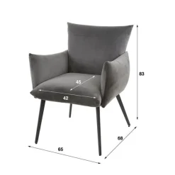Eetkamerstoelen*HUUS Eetkamerstoel Linde