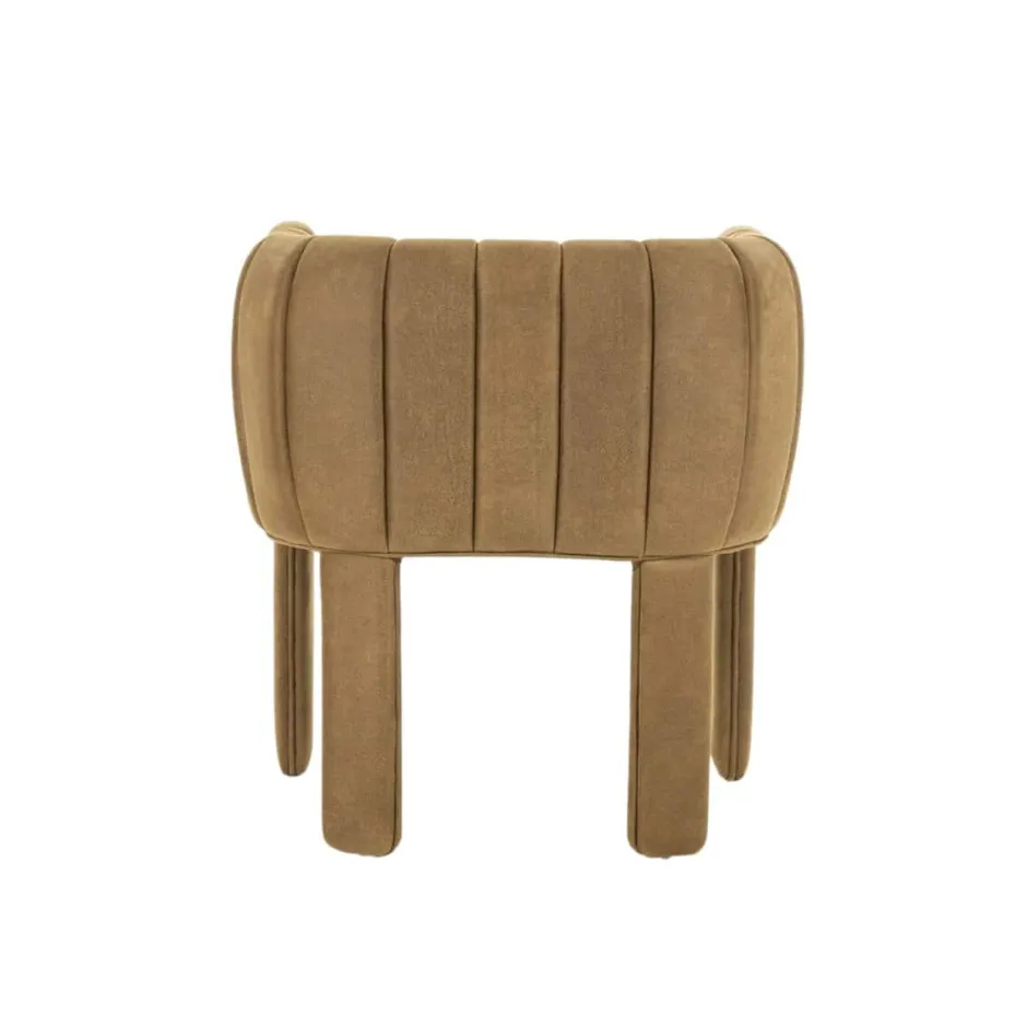 Eetkamerstoelen*HUUS Eetkamerstoel Liselore Cognac