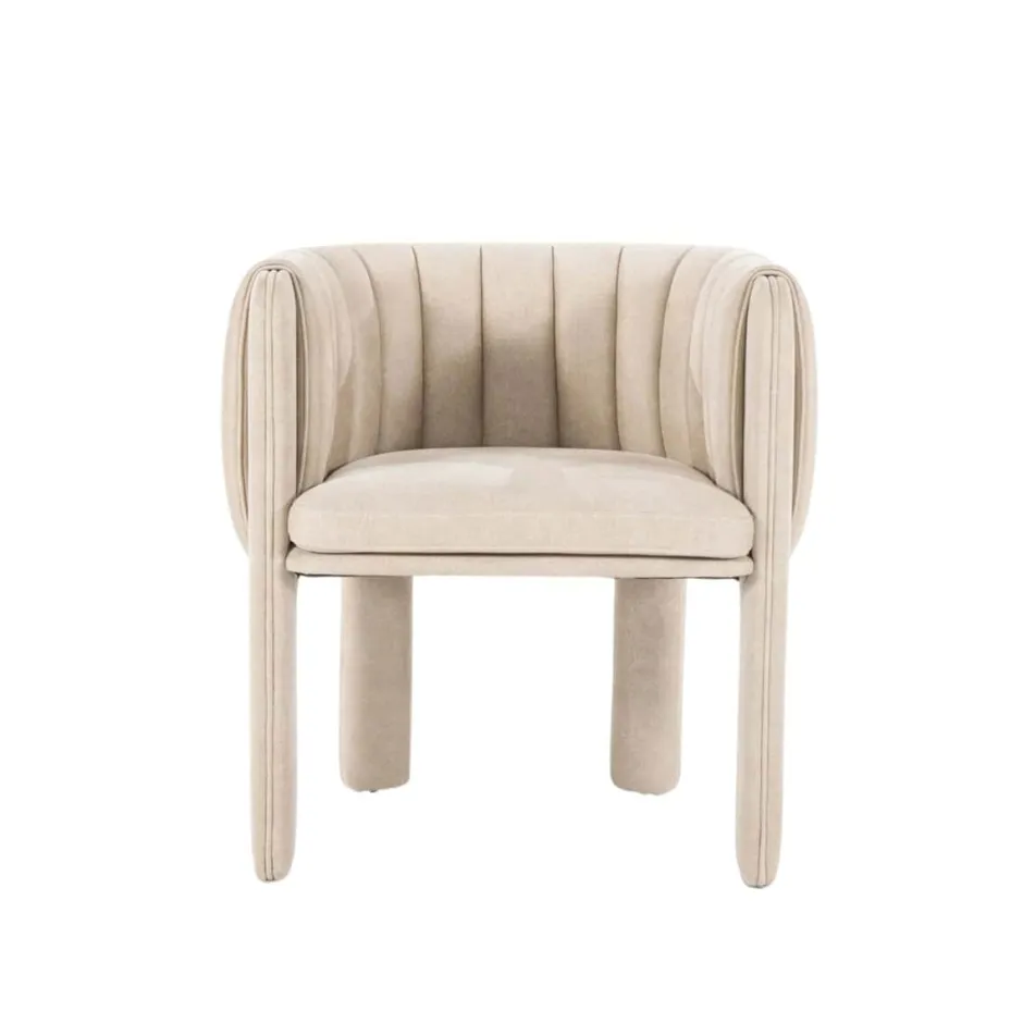 Eetkamerstoelen*HUUS Eetkamerstoel Liselore Cognac