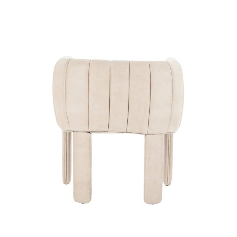 Eetkamerstoelen*HUUS Eetkamerstoel Liselore Cognac