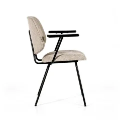 Eetkamerstoelen*HUUS Eetkamerstoel Lynn met armleuning