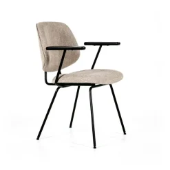 Eetkamerstoelen*HUUS Eetkamerstoel Lynn met armleuning