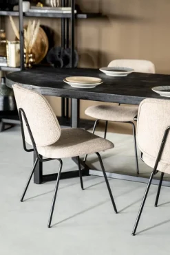 Eetkamerstoelen*HUUS Eetkamerstoel Lynn zonder armleuning