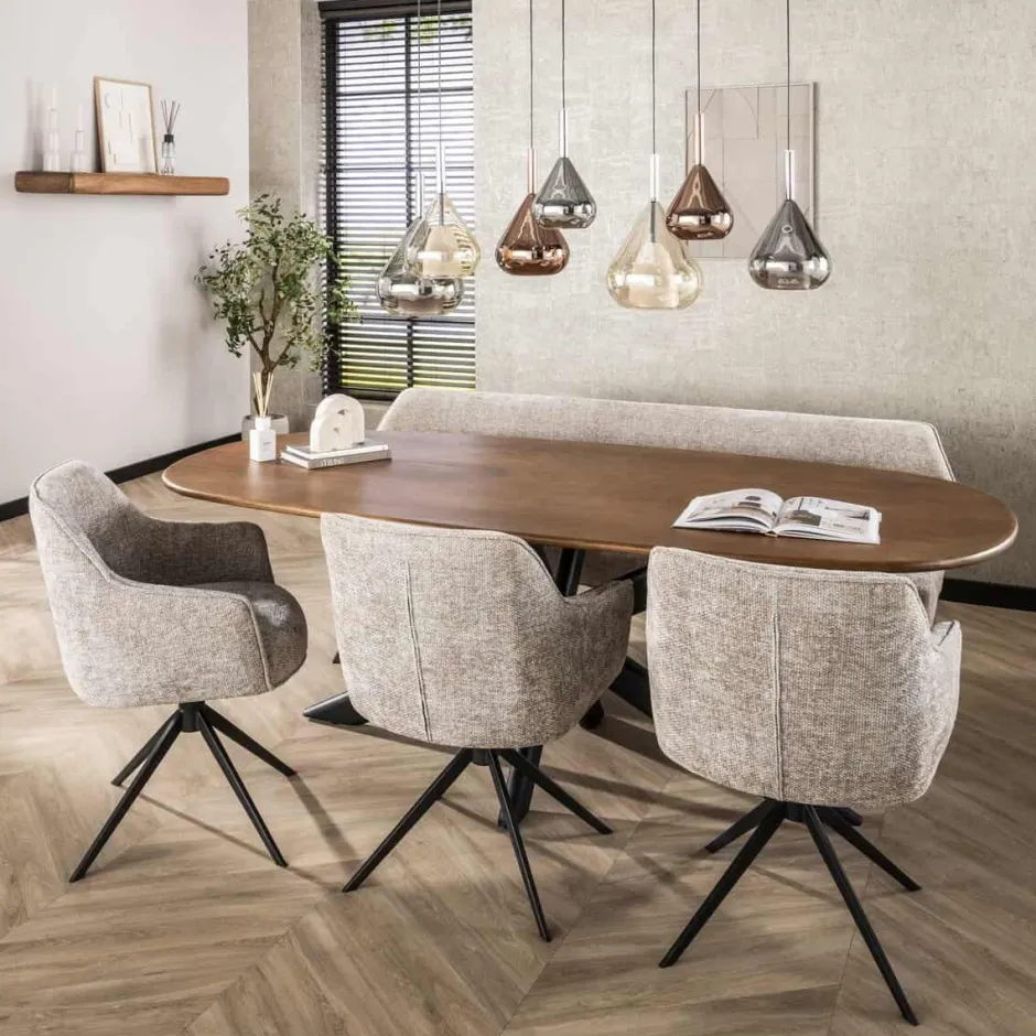 Eetkamerstoelen*HUUS Eetkamerstoel Peggy (per 2 stuks)