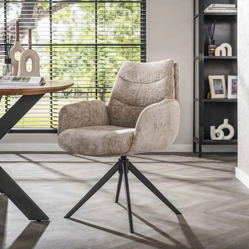 Eetkamerstoelen*HUUS Eetkamerstoel Ricky (per 2 stuks)