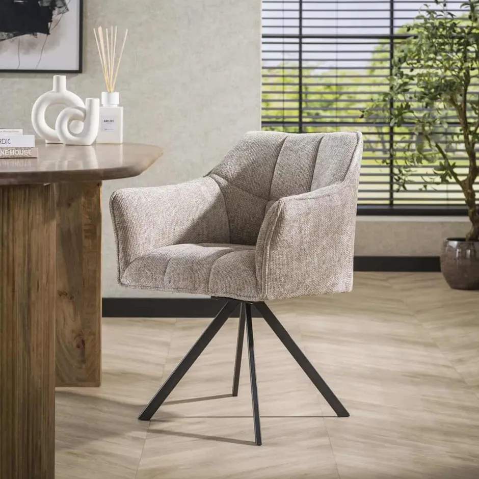 Eetkamerstoelen*HUUS Eetkamerstoel Rikki (per 2 stuks)