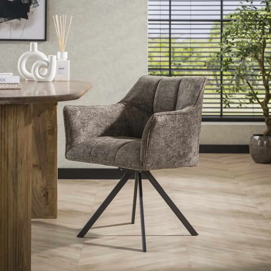 Eetkamerstoelen*HUUS Eetkamerstoel Rikki (per 2 stuks)