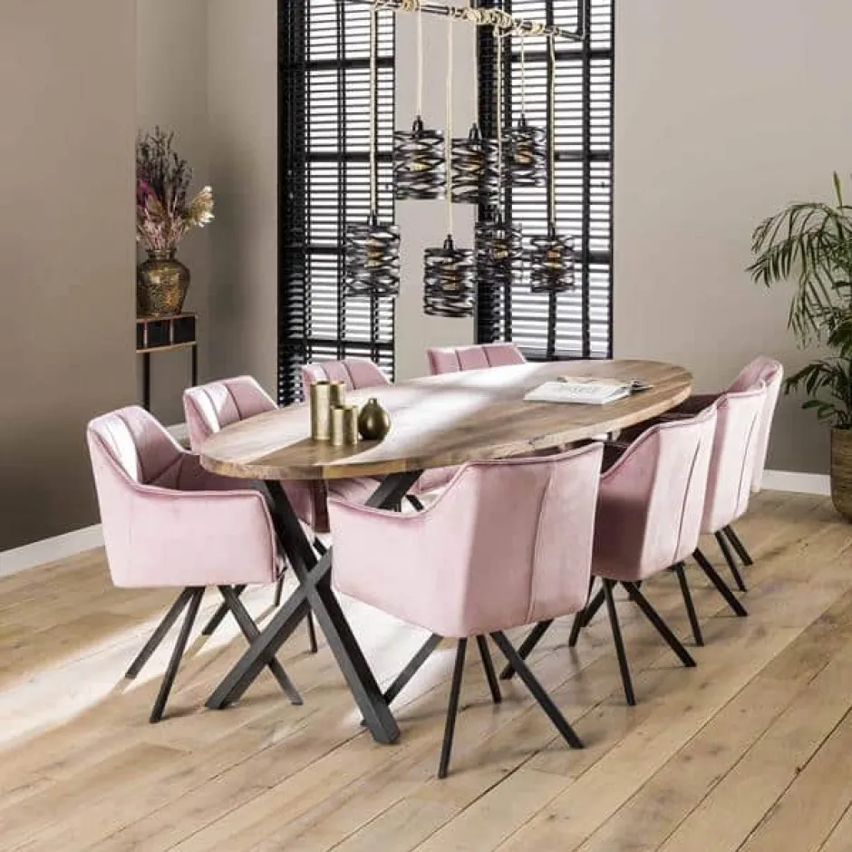 Eetkamerstoelen*HUUS Eetkamerstoel Rikki (per 2 stuks)