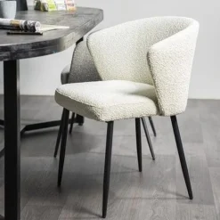 Eetkamerstoelen*HUUS Eetkamerstoel Santos Zwart