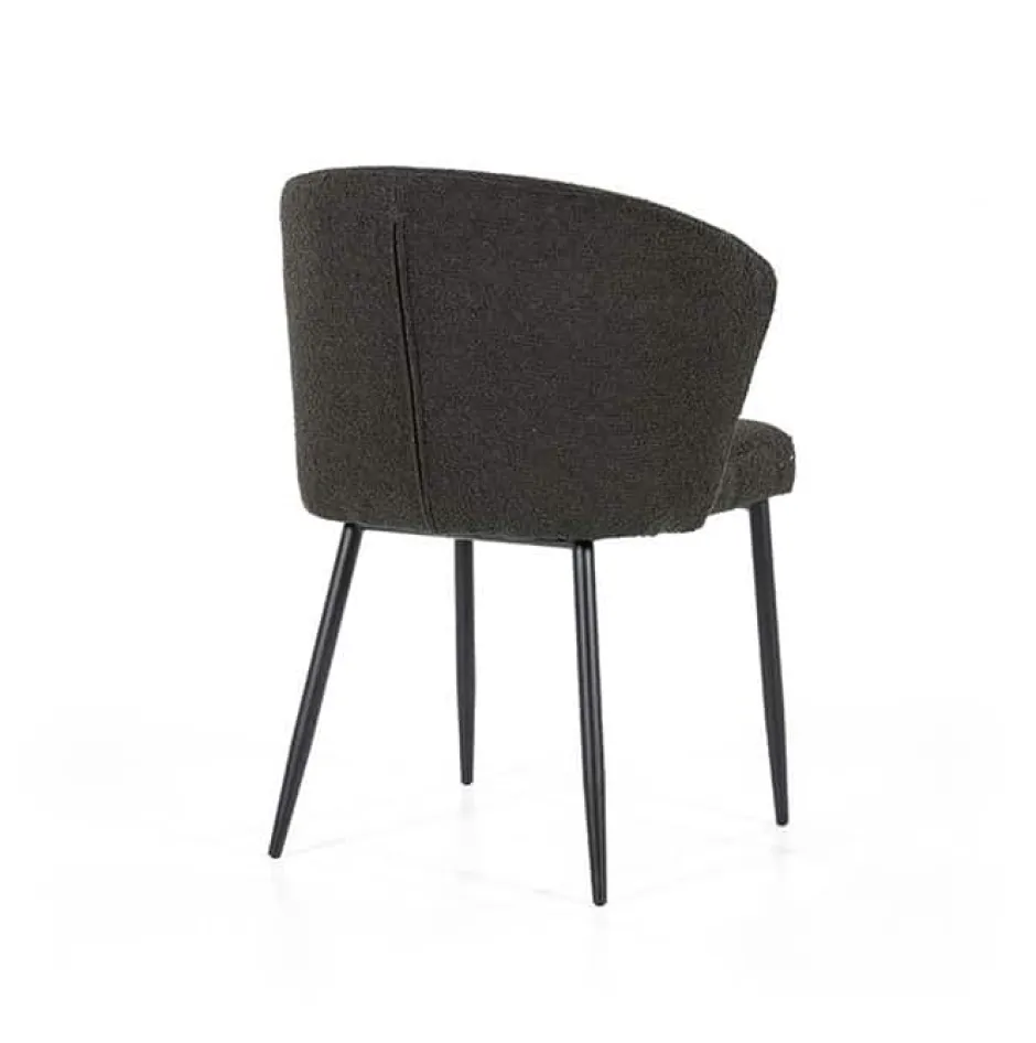 Eetkamerstoelen*HUUS Eetkamerstoel Santos Zwart