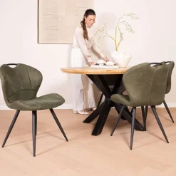 Eetkamerstoelen*HUUS Eetkamerstoel Sjoerd (per 2 stuks)
