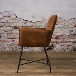 Eetkamerstoelen*HUUS Eetkamerstoel Tim met armleuningen