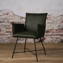 Eetkamerstoelen*HUUS Eetkamerstoel Tim met armleuningen