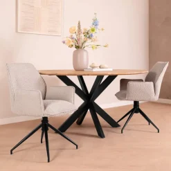 Eetkamerstoelen*HUUS Eetkamerstoel Vermeer