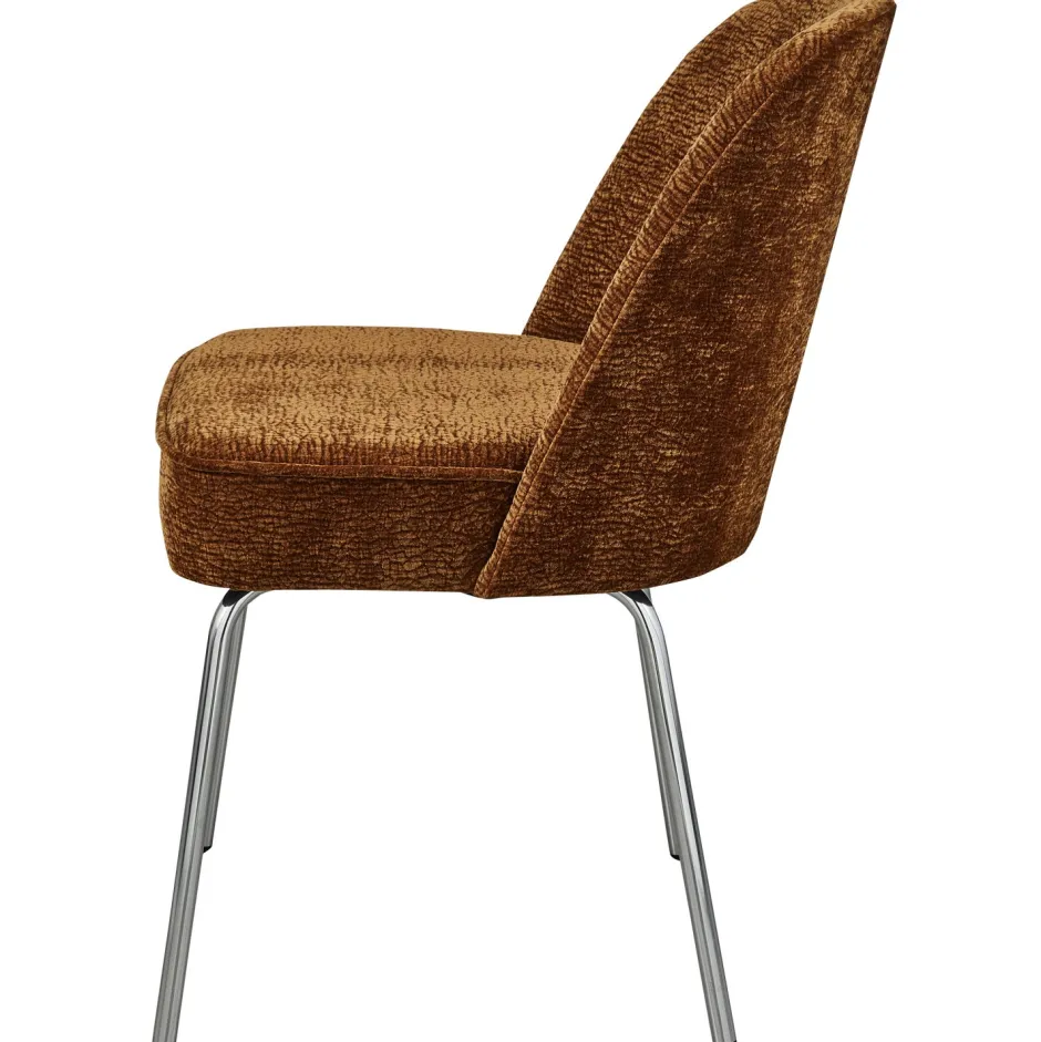 Eetkamerstoelen*HUUS Eetkamerstoel Vogue – Chroom