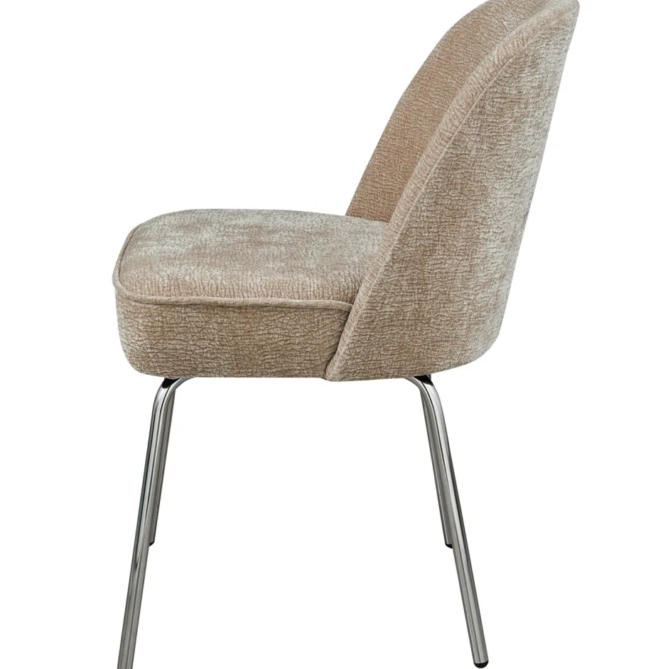 Eetkamerstoelen*HUUS Eetkamerstoel Vogue – Chroom