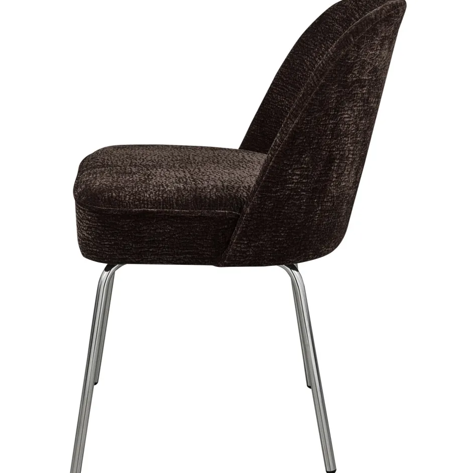 Eetkamerstoelen*HUUS Eetkamerstoel Vogue – Chroom