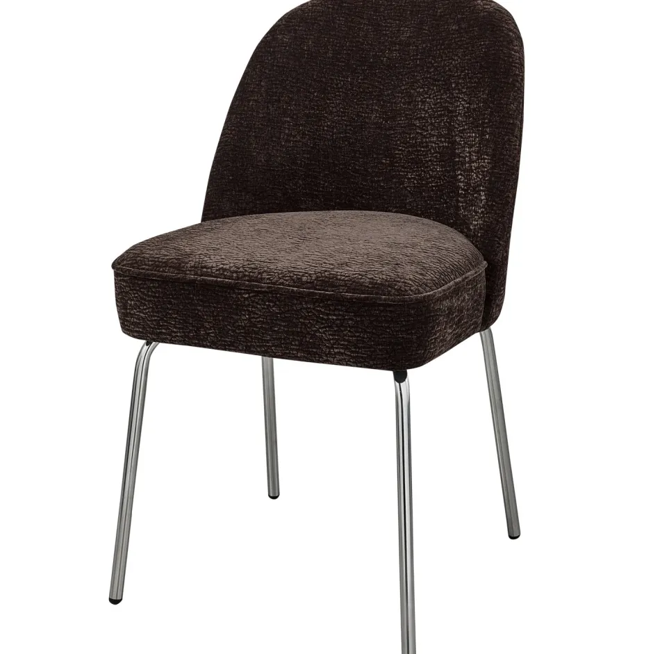 Eetkamerstoelen*HUUS Eetkamerstoel Vogue – Chroom