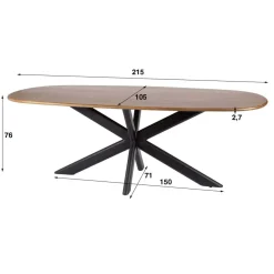 Eettafels*HUUS Eettafel Cindy