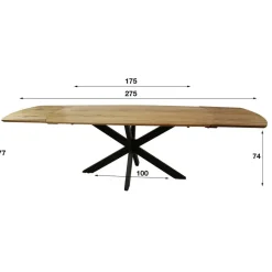 Eettafels*HUUS Eettafel Ellis – Uitschuifbaar